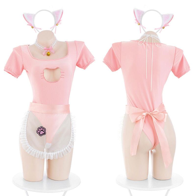 Kitty Maid Hollow Out Bodysuit