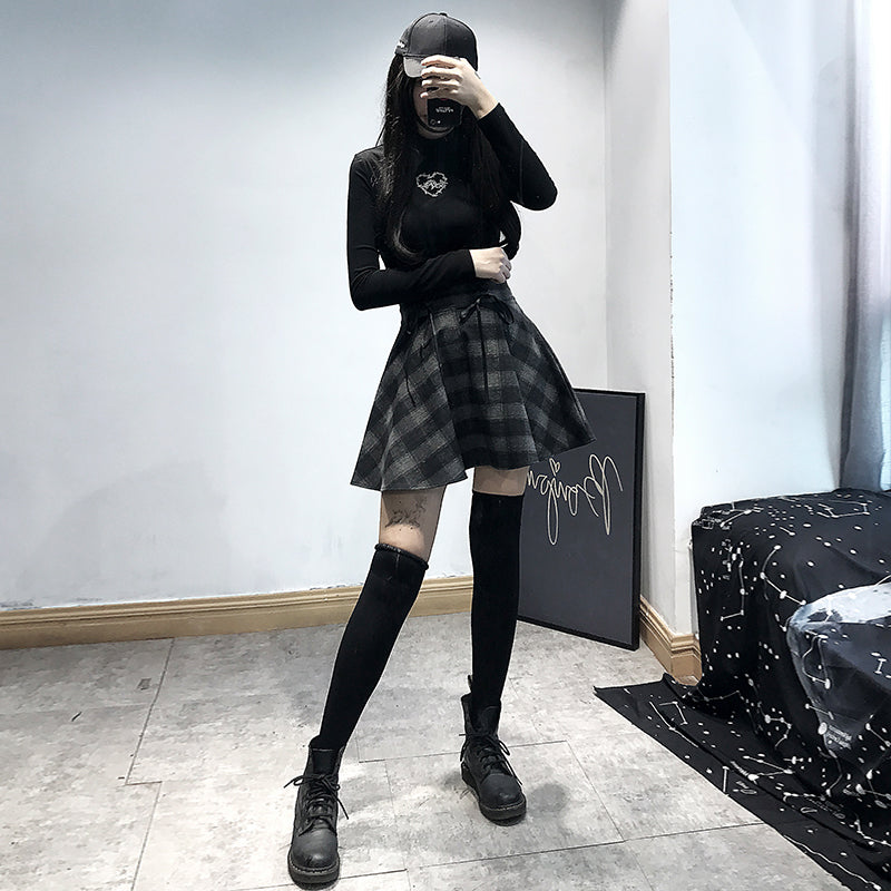 Gothic High Waist Skirt