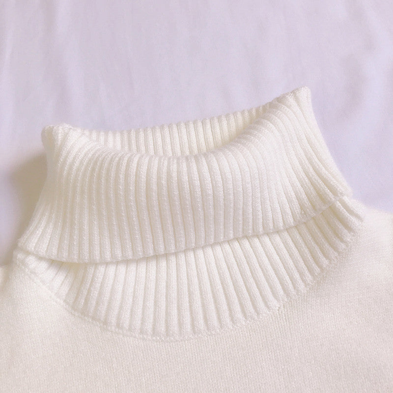 Milk Turtleneck Sweater