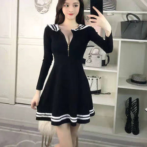 Seifuku Sailor Dress w/ Zipper