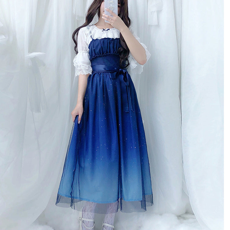 Blue Galaxy Dress