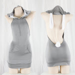 Bunny Hooded Buttock Dress