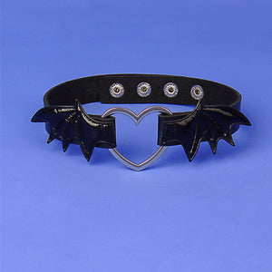 Devil Wings PU Necklace