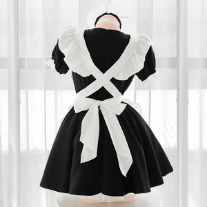 Kawaii Apron Maid Dress