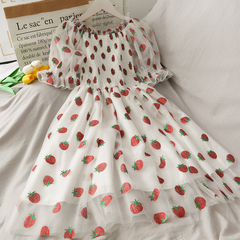 Kawaii Strawberry Dress