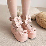 Lolita Bow Knot Platform Shoes