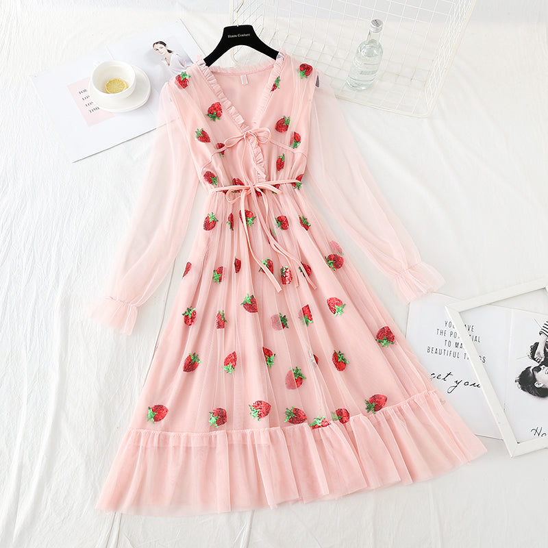 Lovely Strawberry Dress