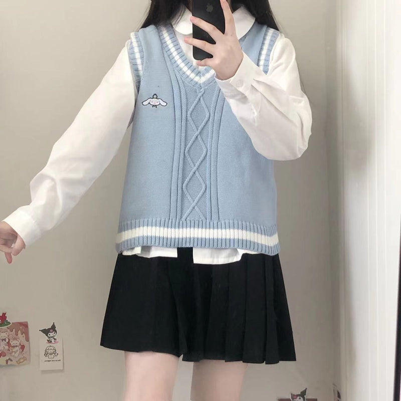 Melody Kuromi Cinnamoroll Pompompurin Sweater Vest