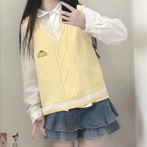 Melody Kuromi Cinnamoroll Pompompurin Sweater Vest