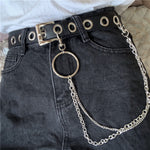Punk Waist Belt W/ Chain pic 