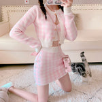 Soft Girl Spring 3 Pieces Outfits pic 